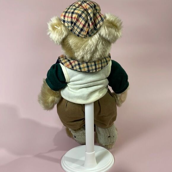 Crosby Brass Button Bears Sports Bear Golfer Player 12" with Standard Plush EUC - Picture 4 of 9
